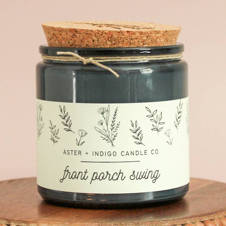 Balançoire de véranda | Bougie d'été pour la vente par Aster + Indigo Candle Co.