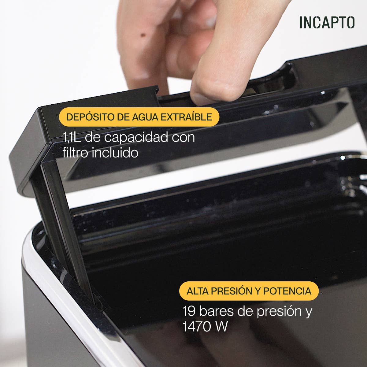 INCAPTO COFFEE - Wholesale Espresso Maker - Superautomatic Coffee Maker with Milk Vaporizer3