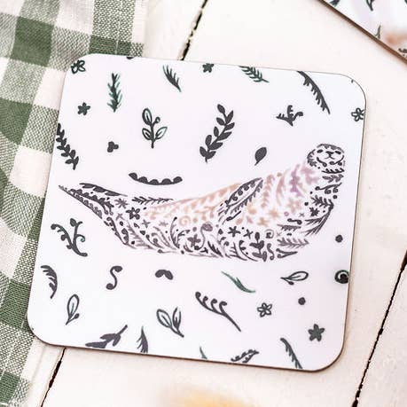 Set de table phoque commun pour la vente par Sarah Leask Studio