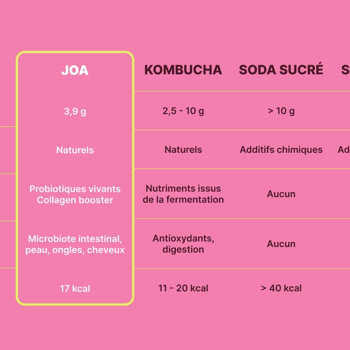 JOA Microbiome - Wholesale Soda/Carbonated Drink - Red Fruit Probiotic & Vegan Collagen Drink3