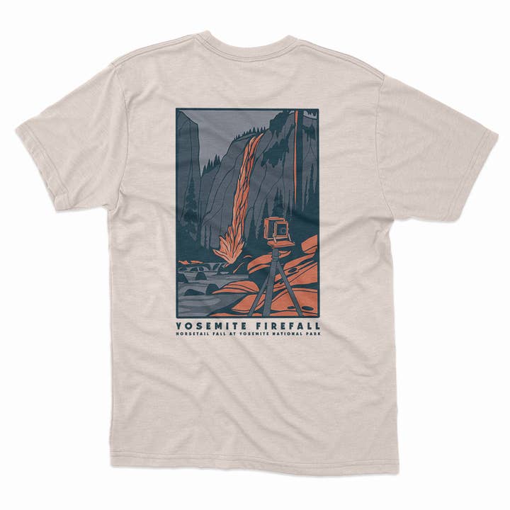 Yosemite Firefall Tee for wholesale by Beyond Boundaries Life