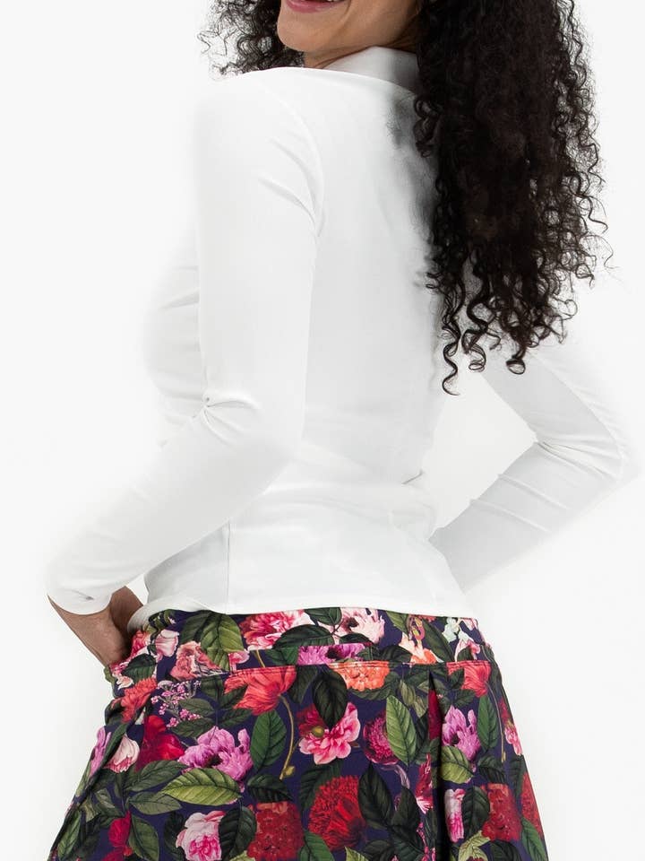 Foray Golf - Wholesale Polo - Women's - Rib LS V-Neck Polo5