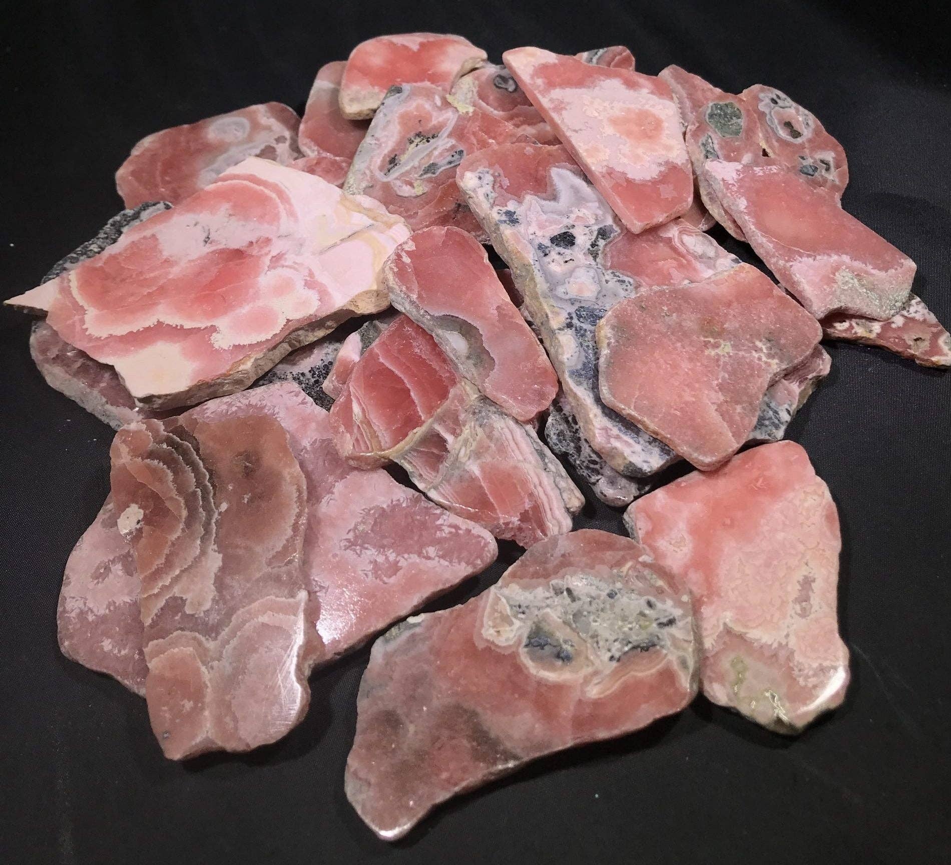 Quasar Gems USA – Großhandel Spiritueller Stein/Kristall – Polierte Rhodochrosit-Platten0