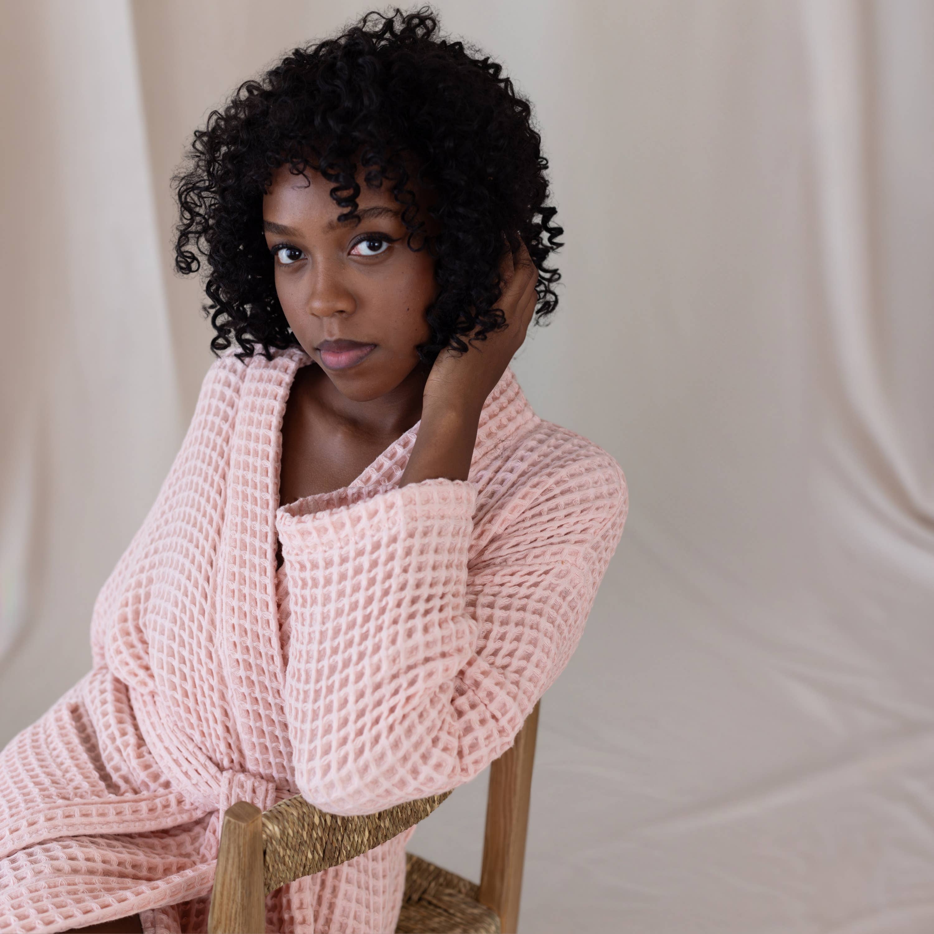 Vivamaison - Wholesale Robe - Unisex - Luxurious Waffle Kimono Bathrobe, 100% Cotton, Unisex Style57