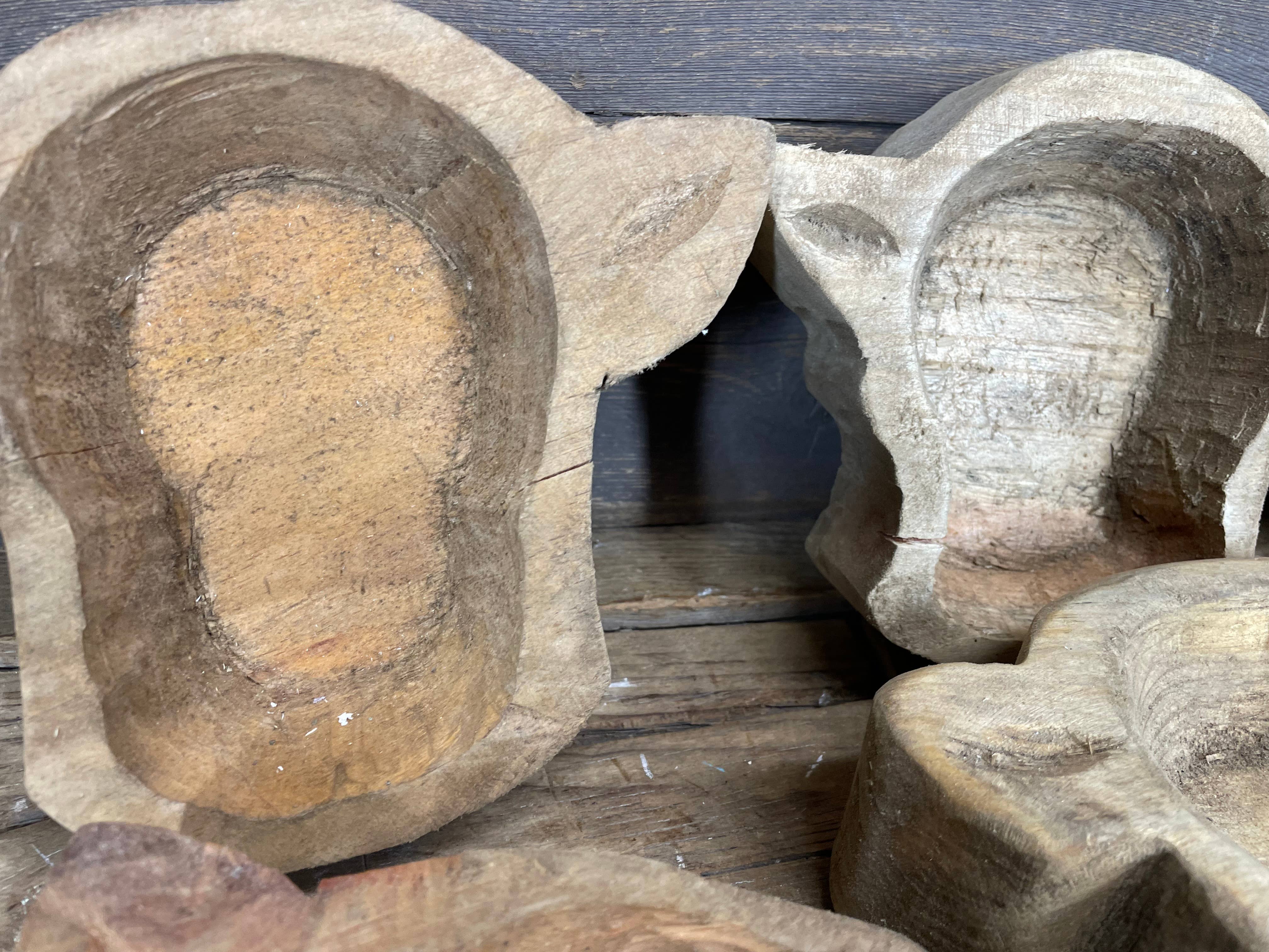 My Amigos Imports - Venta al por mayor Bandejas/platos/boles decorativos - NFC-Cabeza de Vaca Mini-8x7 en-Sin Terminar-NFC-Cabeza de Vaca Mini-5$4