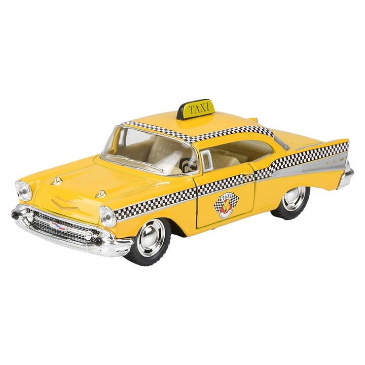 La Luna Bella - Toys - Wholesale Toy Car/Truck - Kids - 5" DIE-CAST PULL BACK CHEVROLET BEL AIR TAXI LLB Car Toys