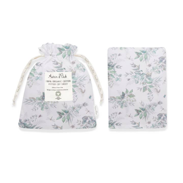 Snuggle Bug Cot Sheet for wholesale by Aster & Oak