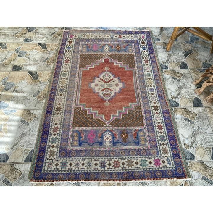 Turkish Oushak Rug | Hand-Knotted Wool | Vintage Tribal Rug for wholesale by Oushak Rugs