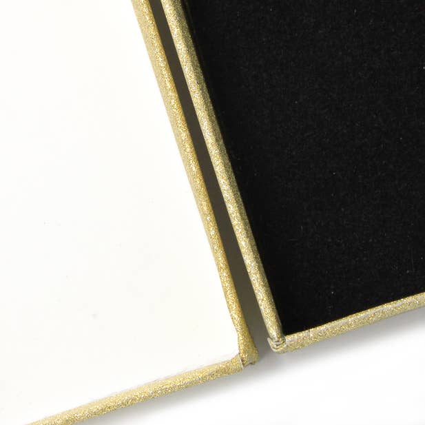 Inca UK – wholesale Jewellery box/organiser – Bracelet / Pen Box. 21x4x1.8cm. Gold Glitter Gift Box