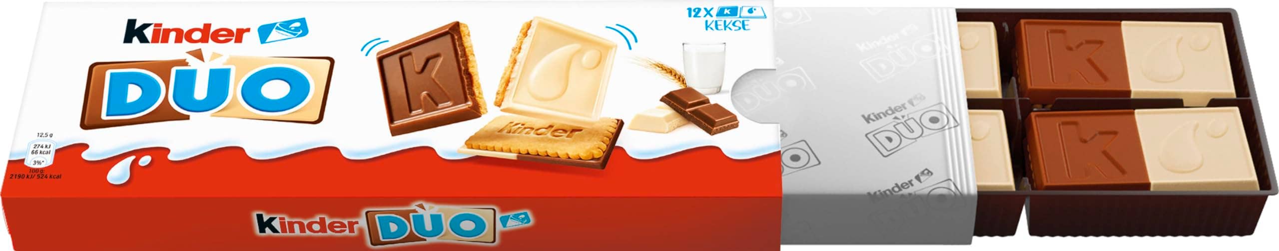 123bonbon - Wholesale Chocolate Bar - FERRERO Kinder Duo Milk 2