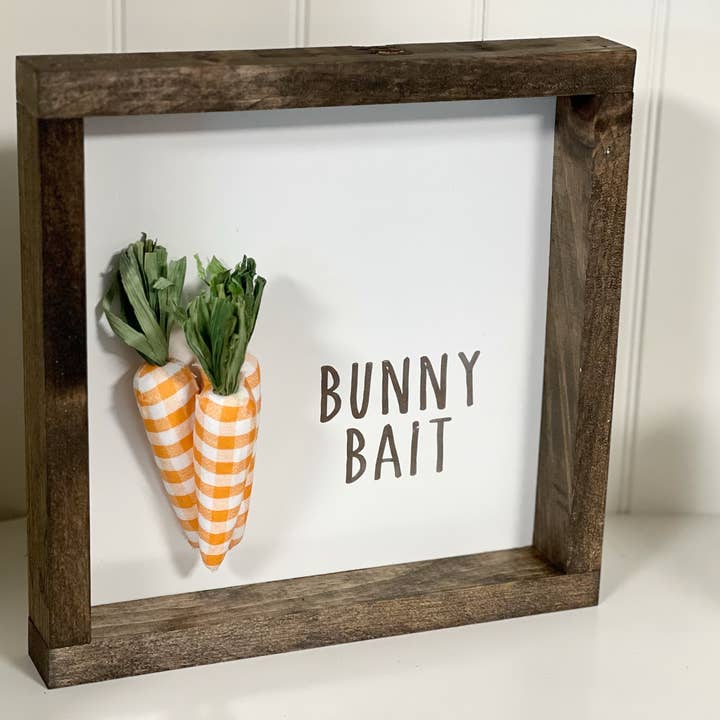 Panneau Bunny Bait 10 x 10 pour la vente par Thompsons Handmade Country LLC