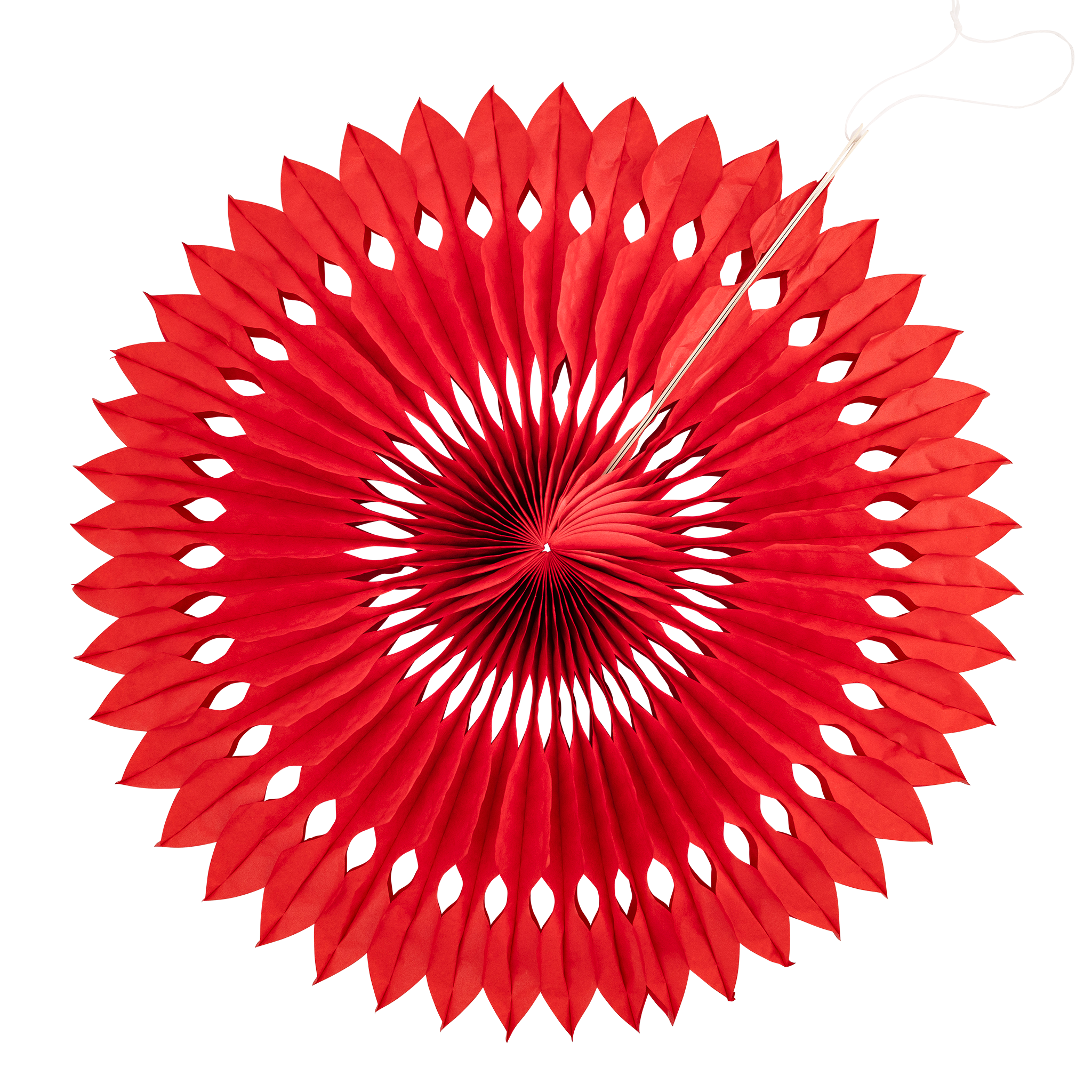 My Mind’s Eye - Wholesale Party/Paper Folding Fan - PLFN03 - Red and White Party Fan Set3