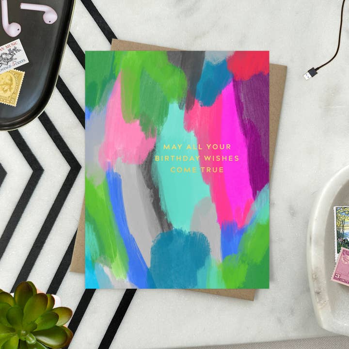 Barone and Co. - Wholesale Birthday Card - Painterly Birthday Birthday Card3