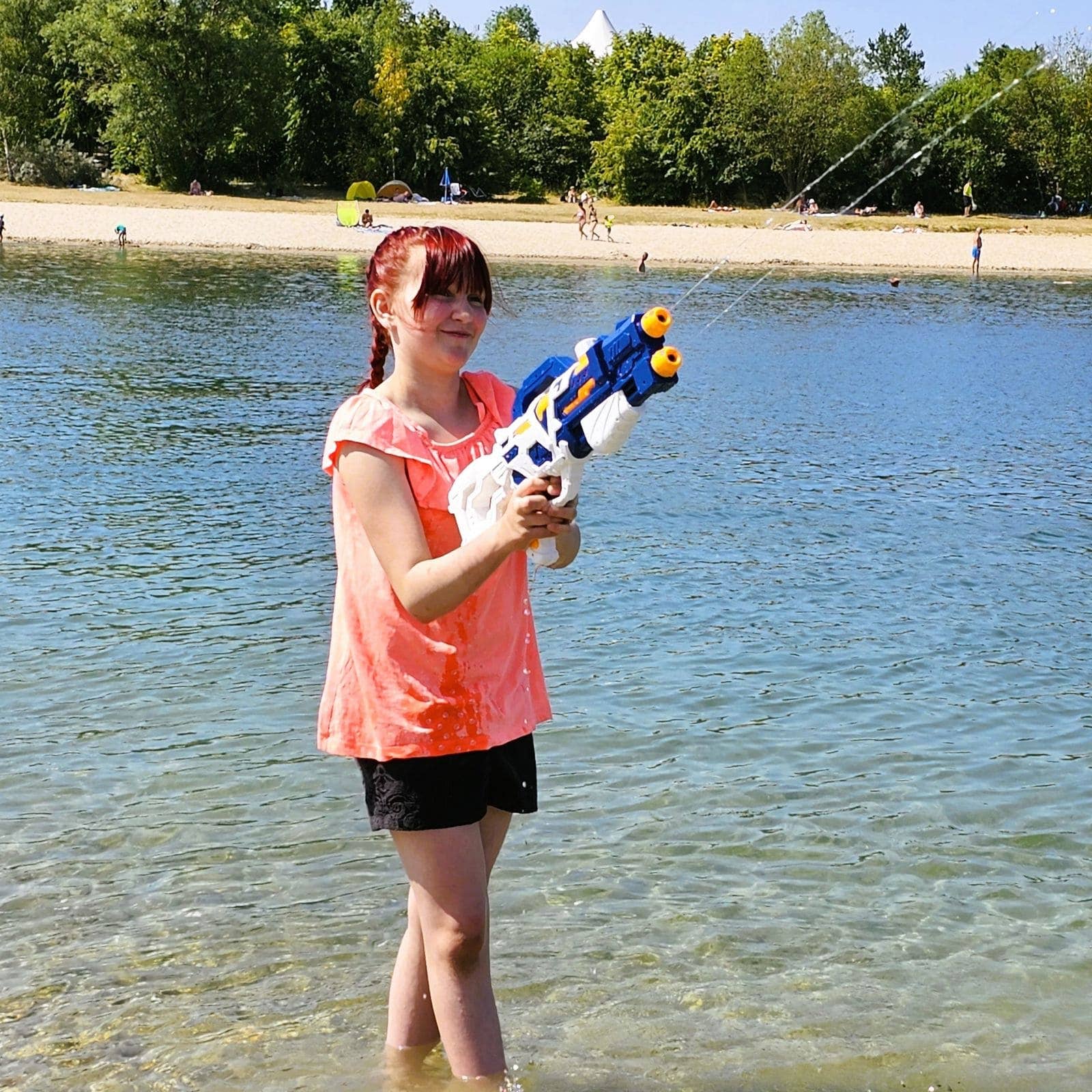 alldoro GmbH – Großhandel Klassisches Spielzeug – Kinder – Water Power Wasserpistole 60 cm, Reichweite 8 m, 530 ml6