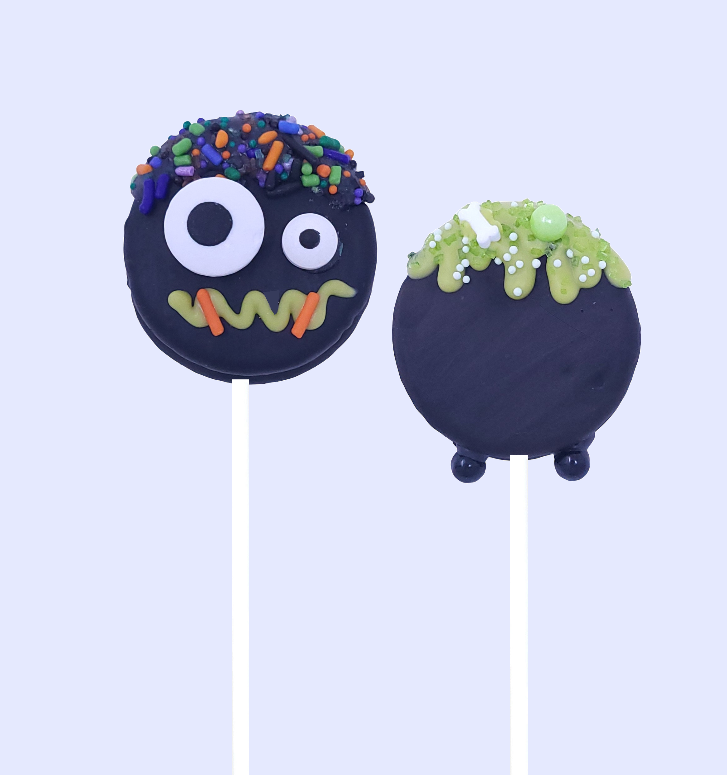 Wild Angel Treats, LLC - Wholesale Snoepjes met chocolade - Halloween Designer Oreo Pops met chocolade0