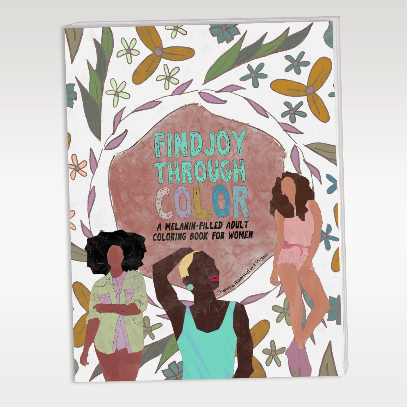 Illustrated Melanin - Wholesale Coloring & Activity Book - Adult - Find Joy Through Color: Coloring Book for Women4