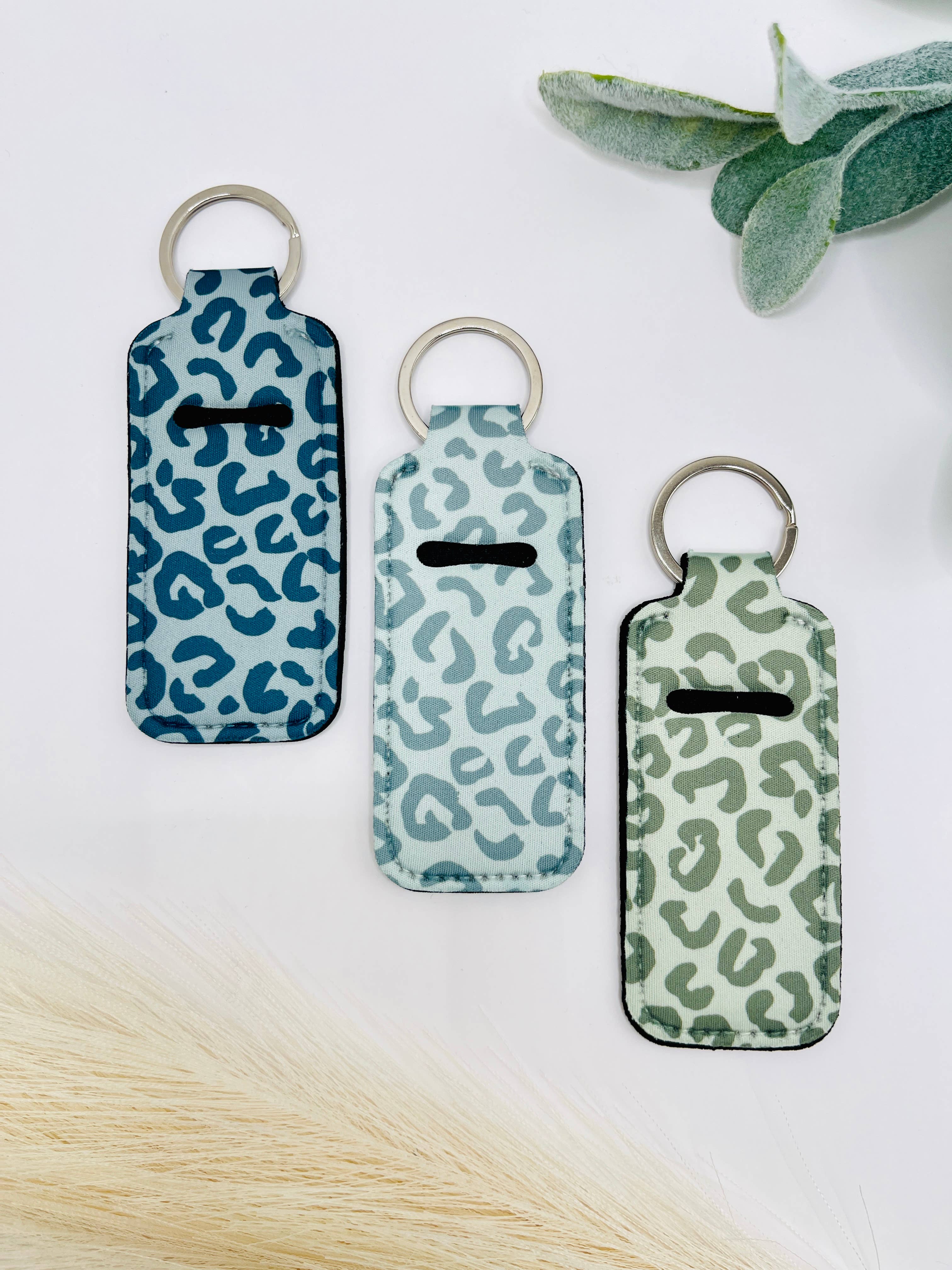MarissaDDesigns – wholesale Keychain – Women's – Cheetah Chapstick Holder Keychain | Trendy Accessory 7
