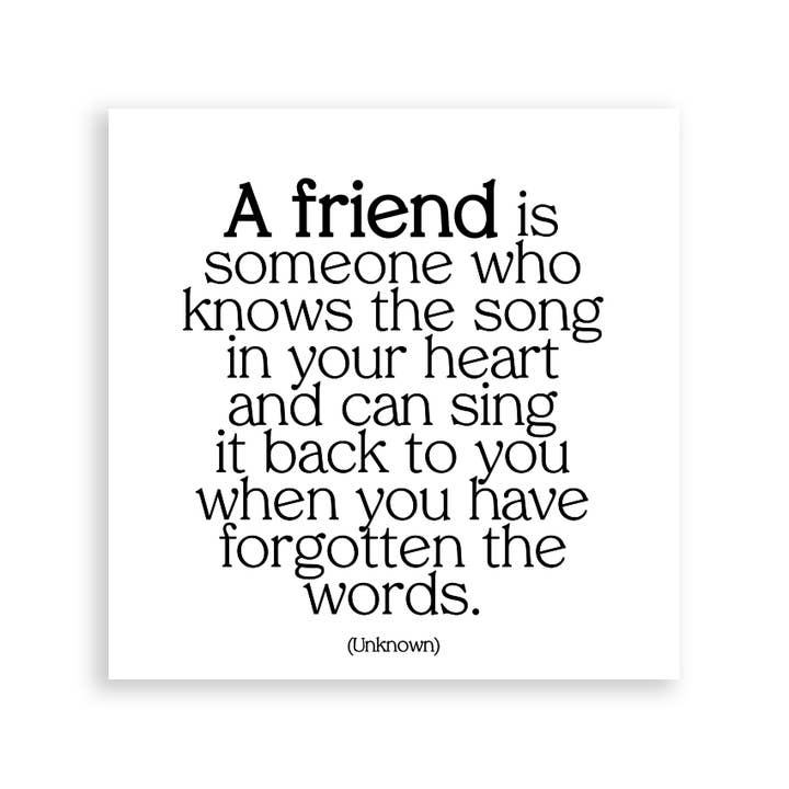 Quotable - Wholesale Magnet - Magnets - M391 - Song In Your Heart (Unknown)