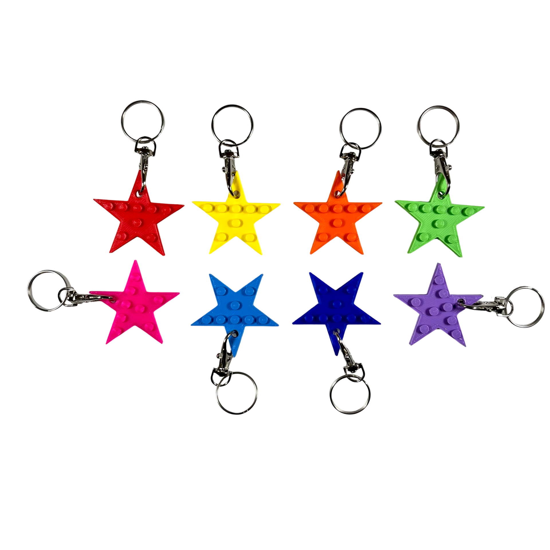 Made Happy Gifts - Wholesale Keychain – Child - Keyring set *REFILL PACK* Compatible with LEGO® Bricks3