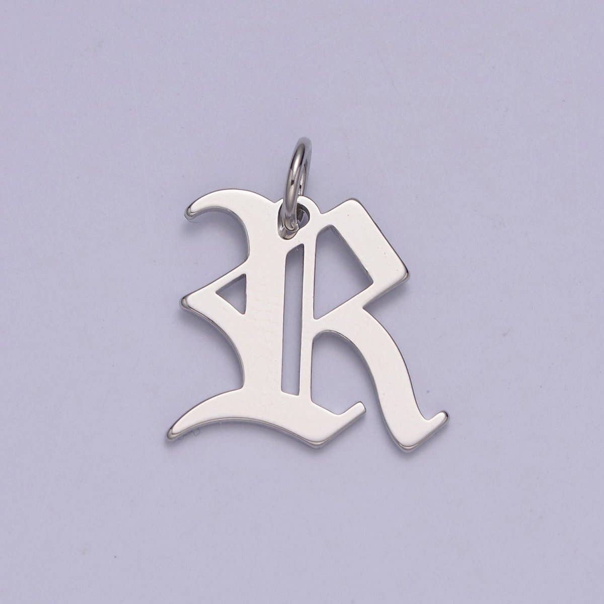 Aim Eternal - Wholesale Individual Charm/Pendant - Gothic Letter Charm, Alphabet Charm, Silver Letter Charm, 26 Letters Initial Charms Old English Letter Pendant A690~A70217