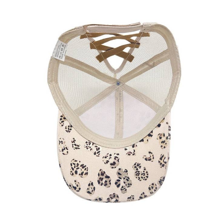 FurDecoration - Vente Casquette de camionneur – femme - Casquette de baseball en patchwork de maille avec imprimé6