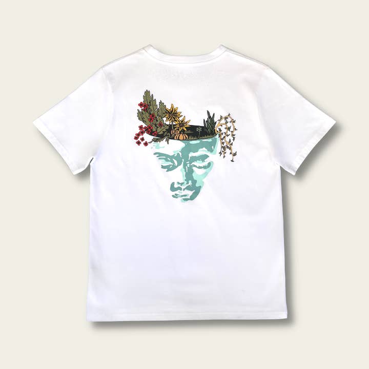 Petit t-shirt White Mind pour la vente par h clothing