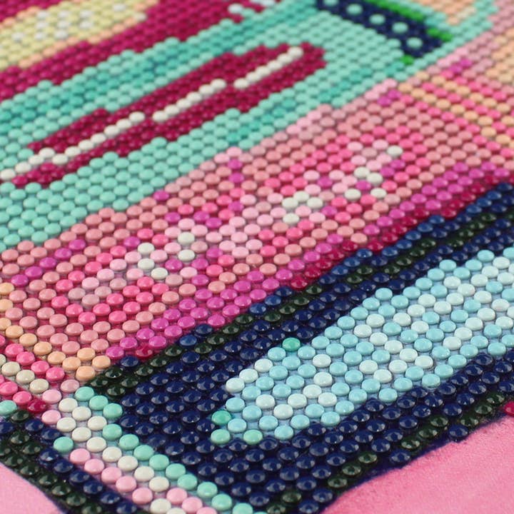 Multi It's a Bookish Life Diamond Painting Kit for wholesale on Faire5