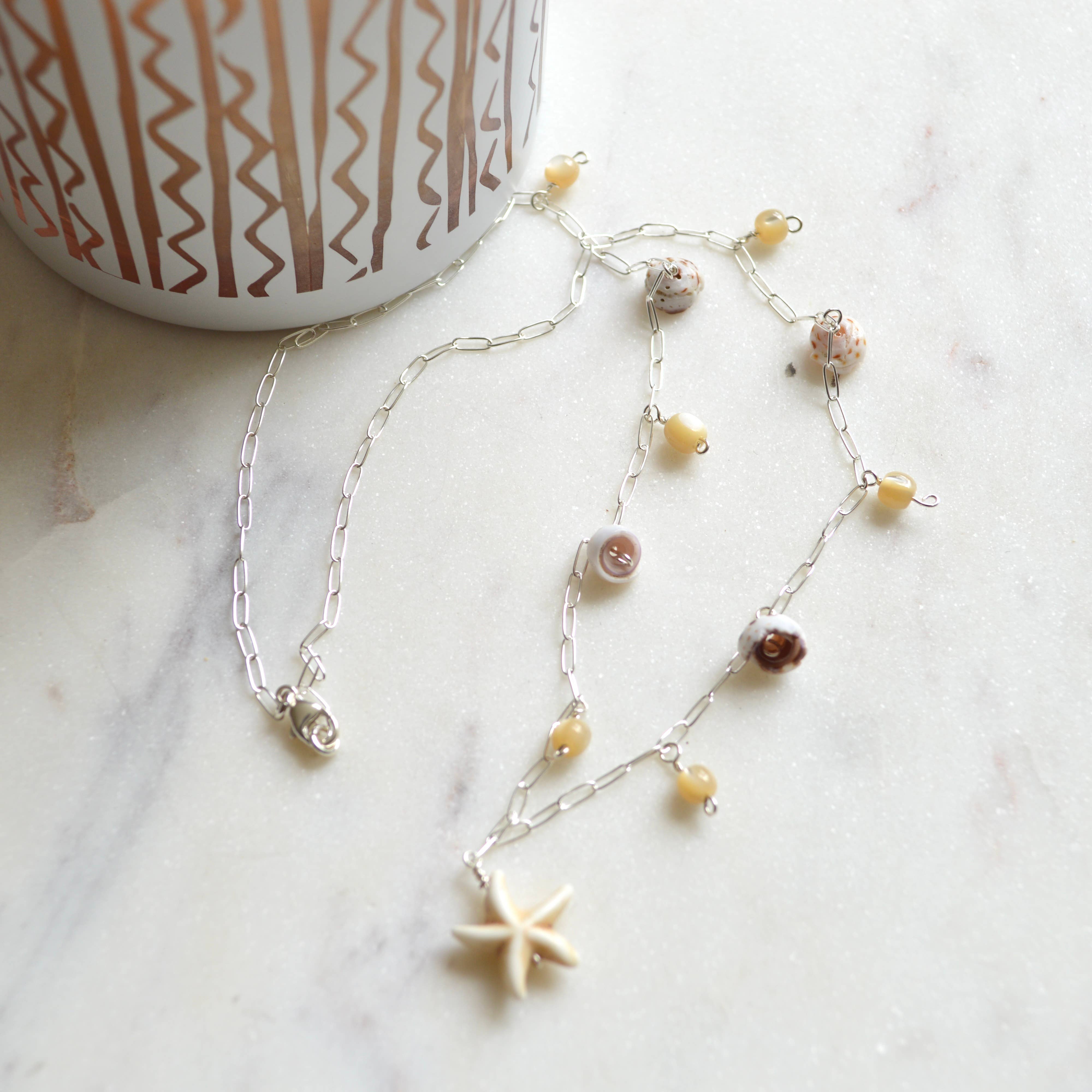 Salty But Sweet - Wholesale Pendant/Charm Necklace - Star Shell Necklace6