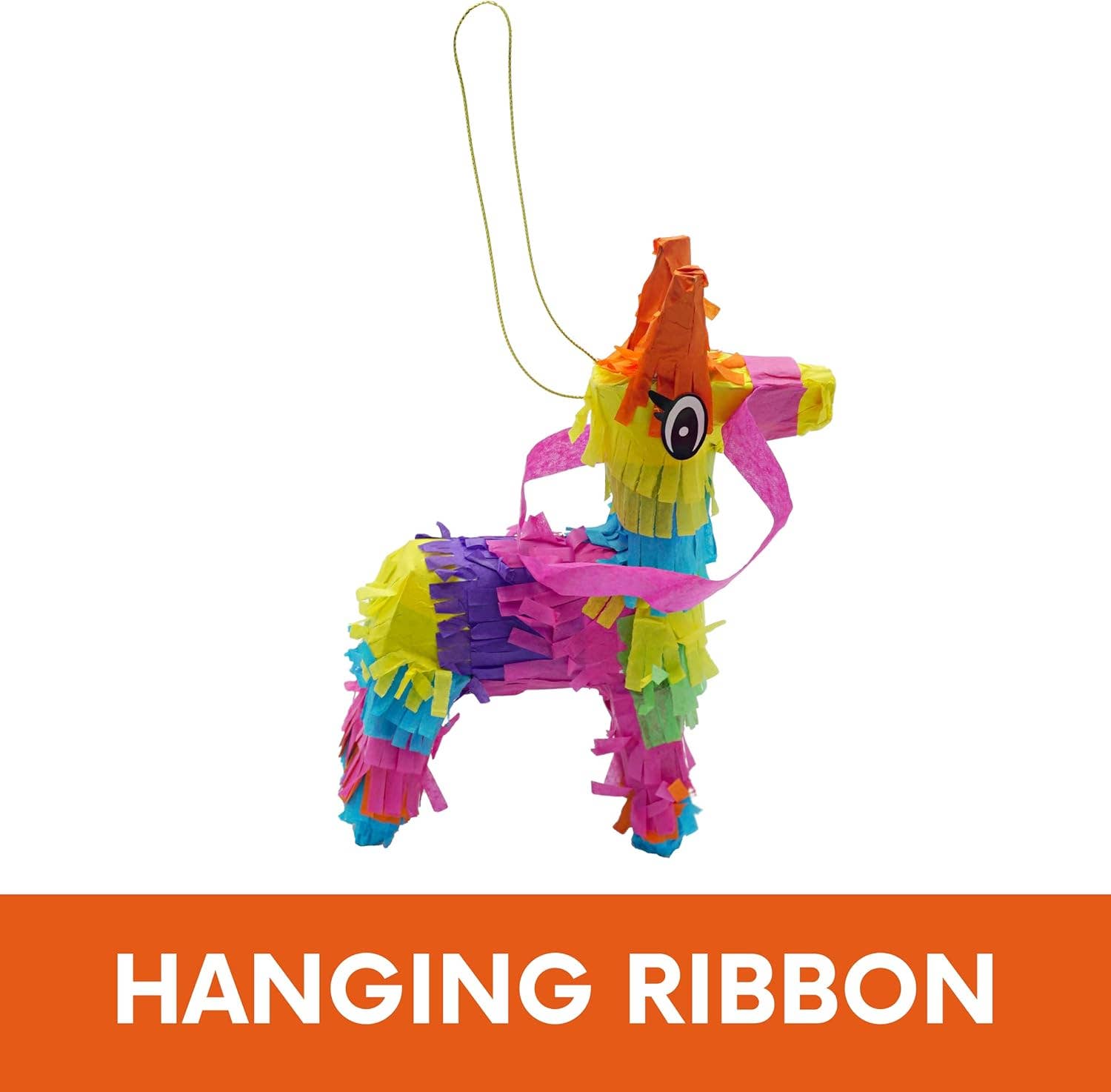 4E's Novelty - Wholesale Party Favor - 4E's Novelty 6 Pack Mini Pinatas – Mexican Pinata Decor, Donkey & Llama Pinatas for Fiesta & Parties7