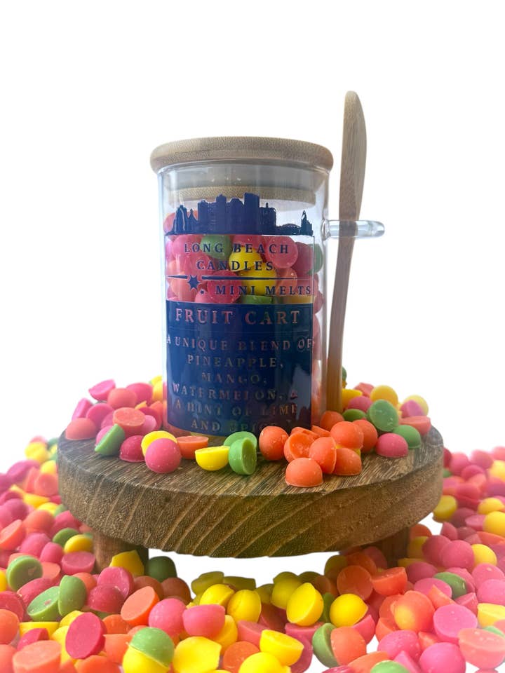 Carrinho de Frutas Mini Melts por atacado de Long Beach Candles