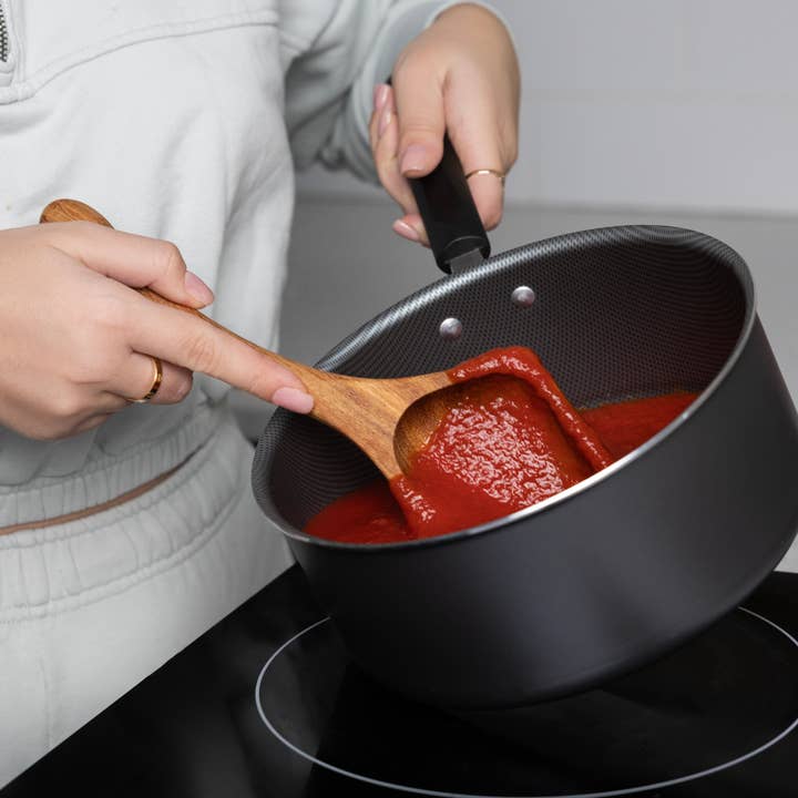 Fox Run Brands – Colher de cozinha por atacado – Colher de Madeira de Acácia Ironwood Gourmet, Colher de Frigideira de 10,5"