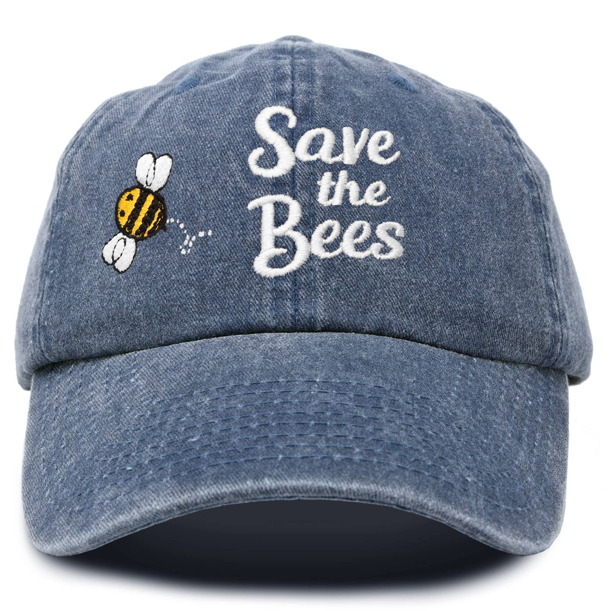 Dalix - Wholesale Baseball Cap - Women's - DALIX Save The Bees Baseball Cap Dad Hat Womens Girls84
