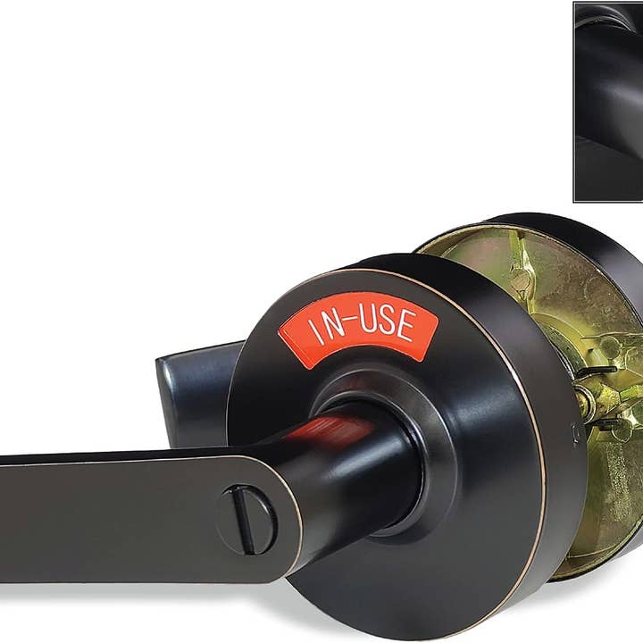 ADA Door Lock with Indicator in Oil Rubbed Bronze - Left-Handed for wholesale by Vizilok