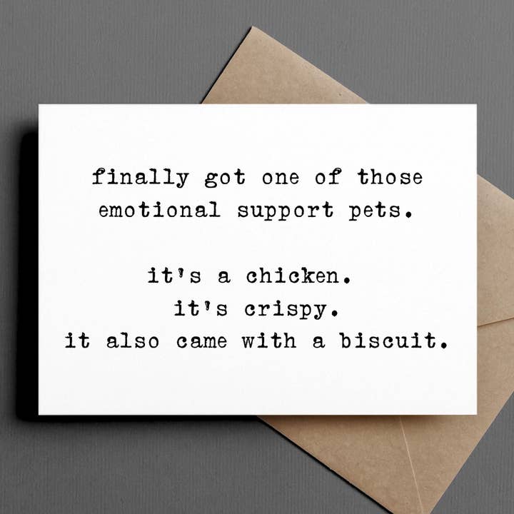 sjove citater om livet til enhver tid | følelsesmæssig støtte kæledyr for engroshandel hos Ink & Attitude Stationery Company