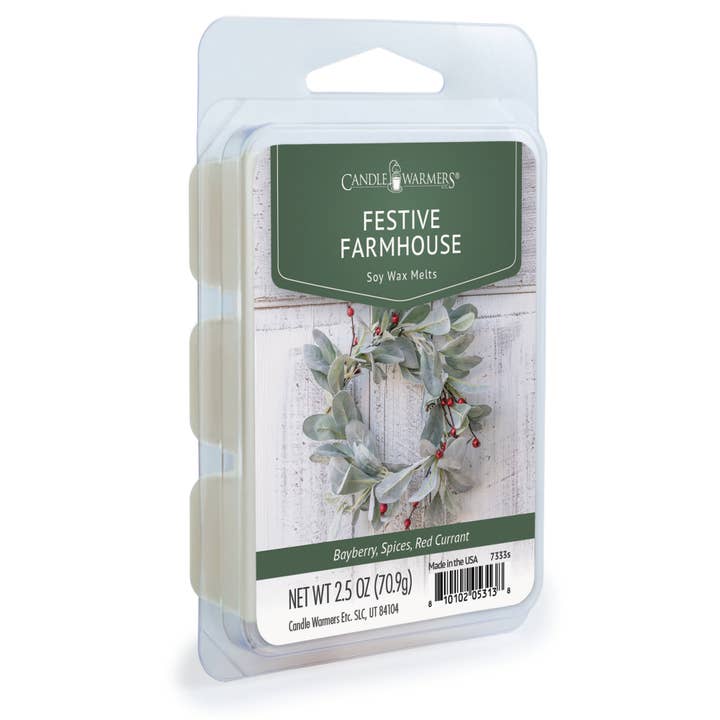 Fondant de cire 2,5 oz Ferme Festive pour la vente par Candle Warmers Etc.