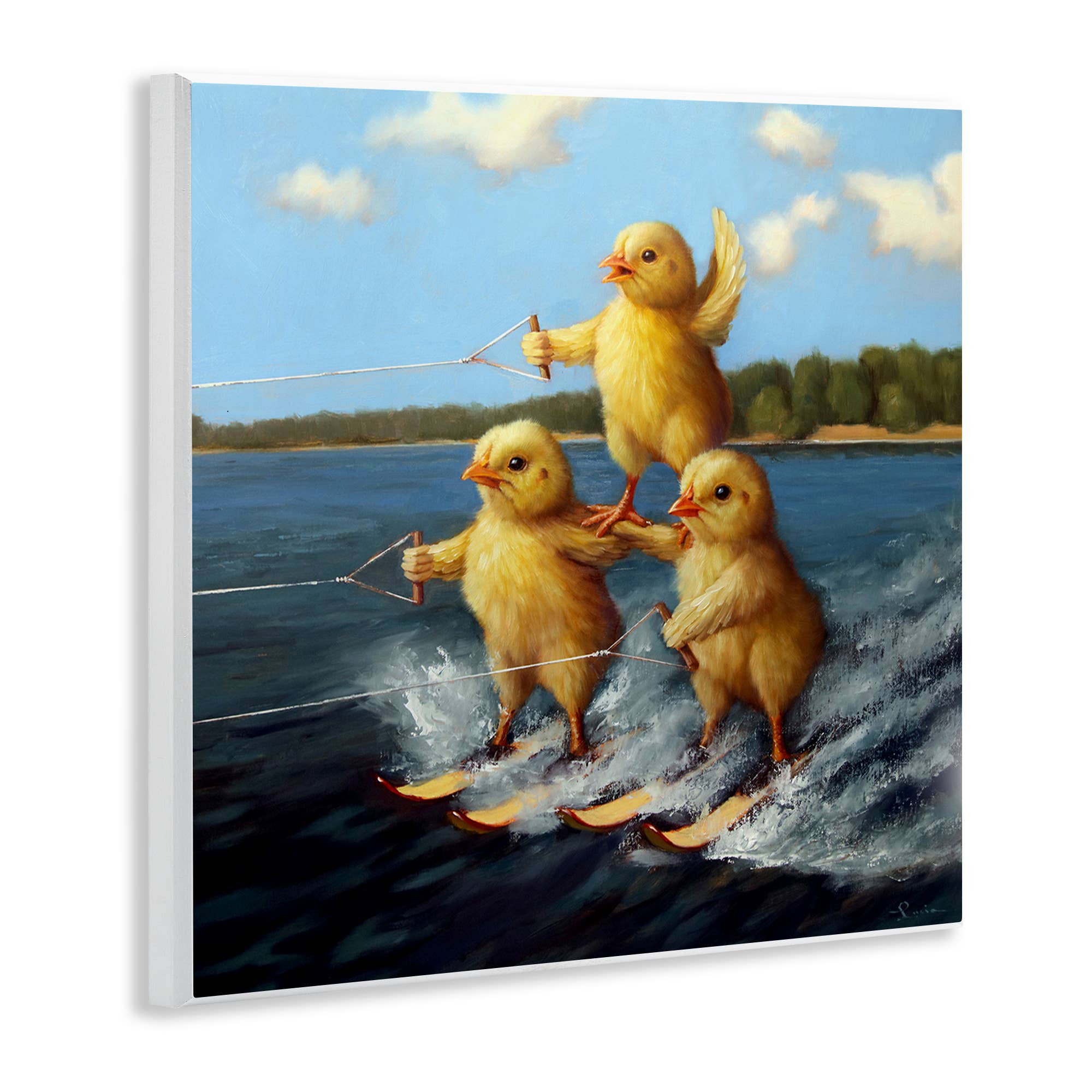 Stupell Industries - Wholesale Wall Sign - Water Skiing Chicks - Unframed Wall Art3