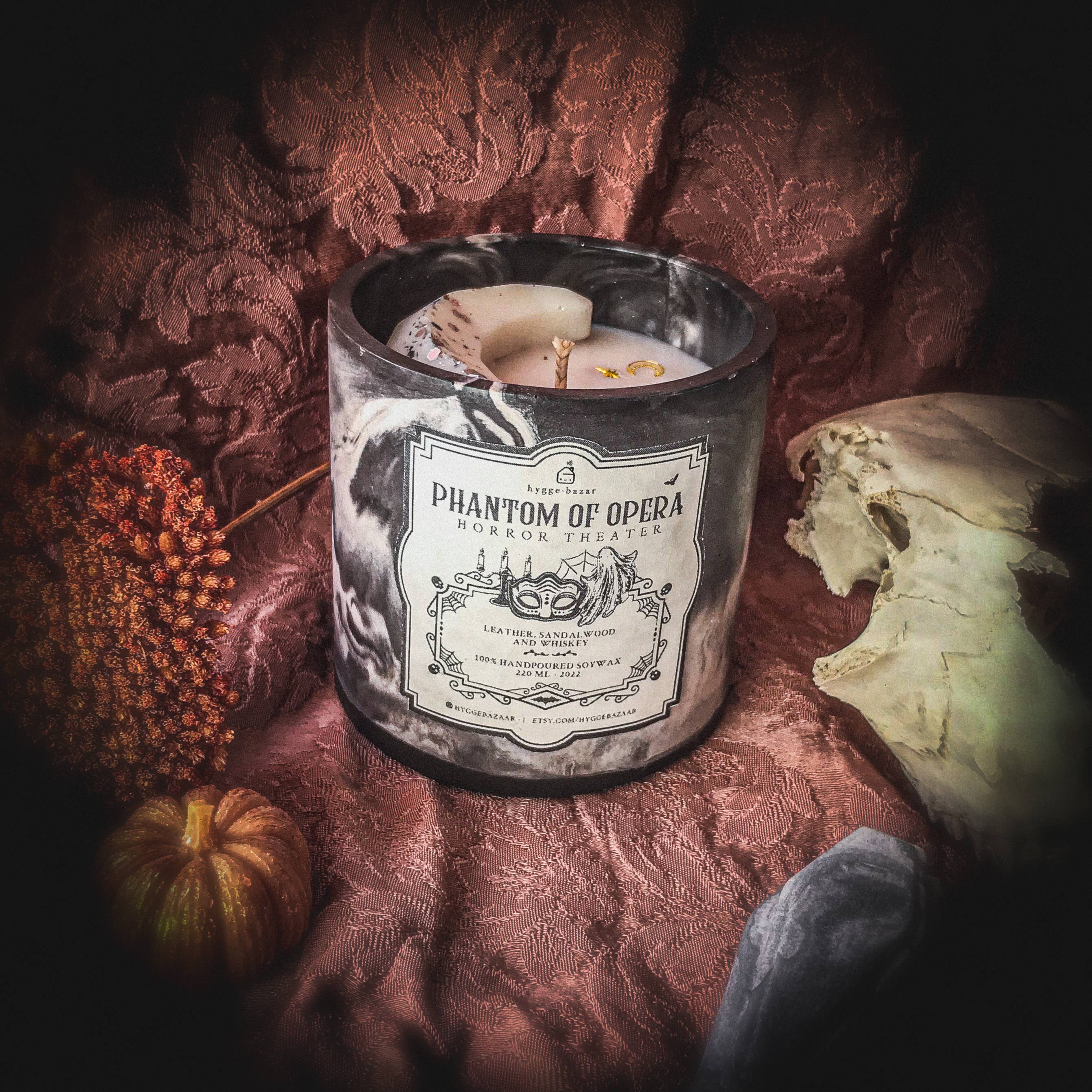 HyggeBazar - Ilaria Faraoni – Großhandel Kerze im Glas / gefüllte Kerze – Halloween-Edition Duftkerzen aus Sojawachs2