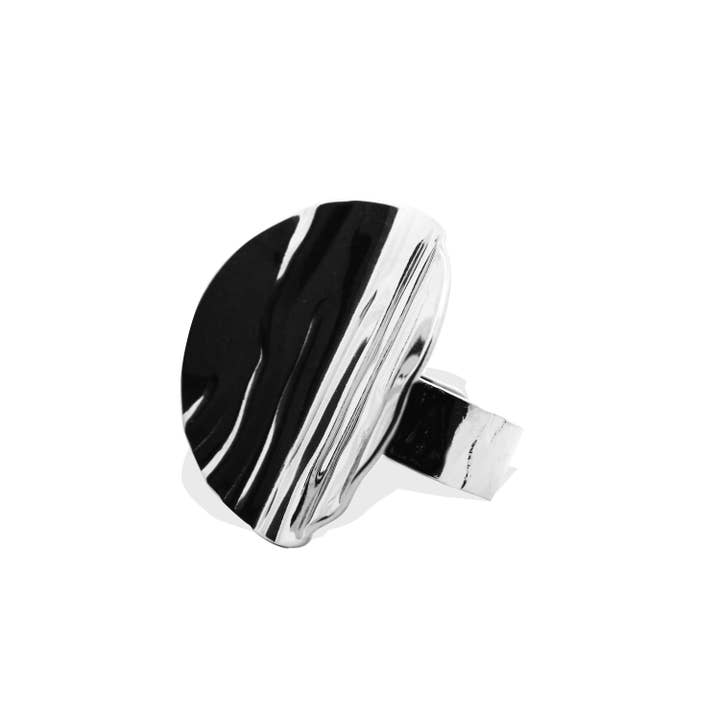AMORINO SRL - Wholesale Band/Stacked Ring - SEA WAVE RING - WF2448A112
