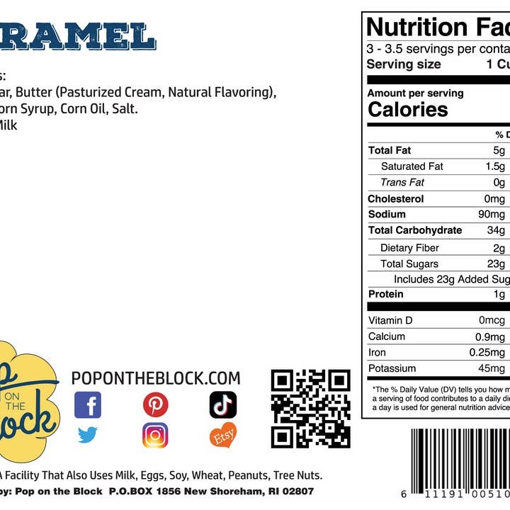 Pop On The Block - Wholesale Popcorn - CARAMEL POPCORN3
