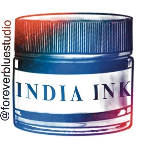 Encre de Chine pour la vente par Forever Blue Studio