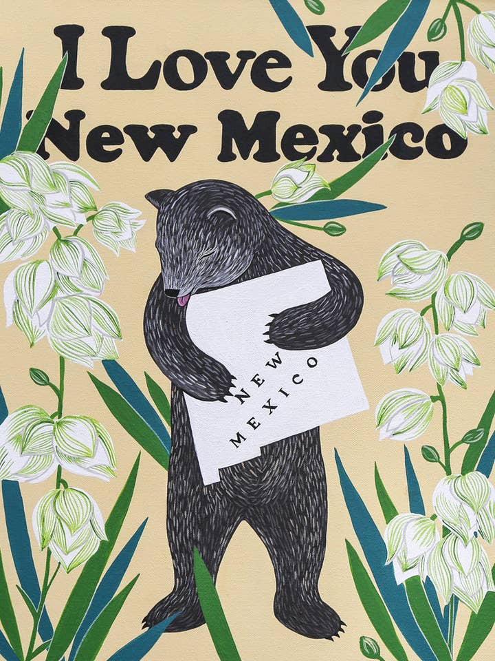 "Ich liebe dich, New Mexico" Druck für den Großhandel von 3 Fish Studios