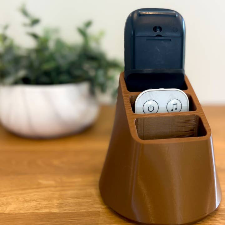 Remote Holder – Compact Eco-Friendly Organizer for wholesale by Clever Contraptions