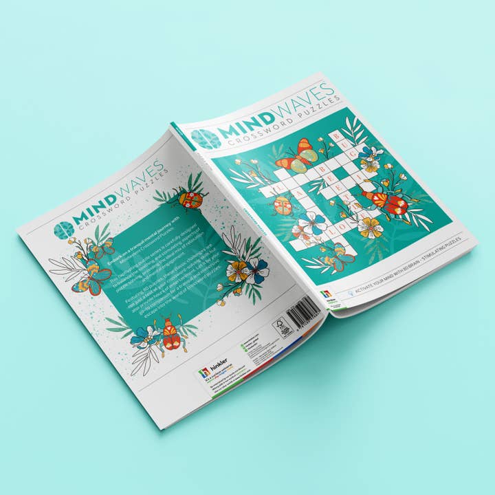 Hinkler Australia - Wholesale Colouring and activity book – adult - Mindwaves Puzzle Book Crosswords3