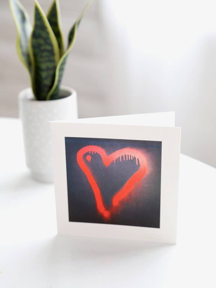 Red Heart for wholesale by Tell it Well Greeting Cards