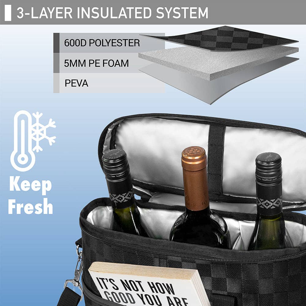 OPUX - Wholesale Wine Tote - 3 Bottle Wine Carrier Bag25