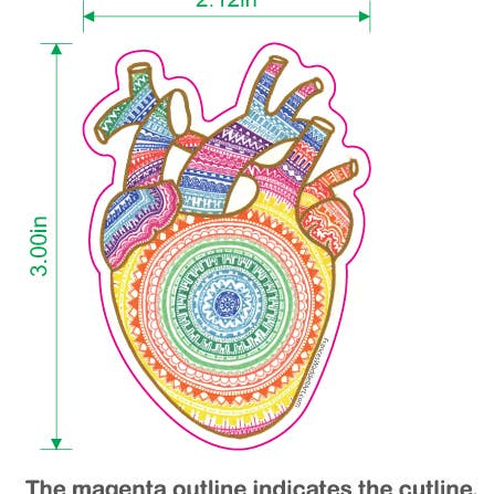 Sticker Mandala Coeur pour la vente par Frances Waddell Art