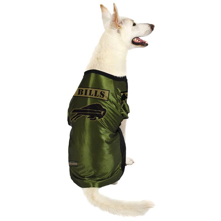 Little Earth Productions - Vente Maillot – chien - Maillot extensible Valor pour animaux de compagnie de la NFL Buffalo Bills