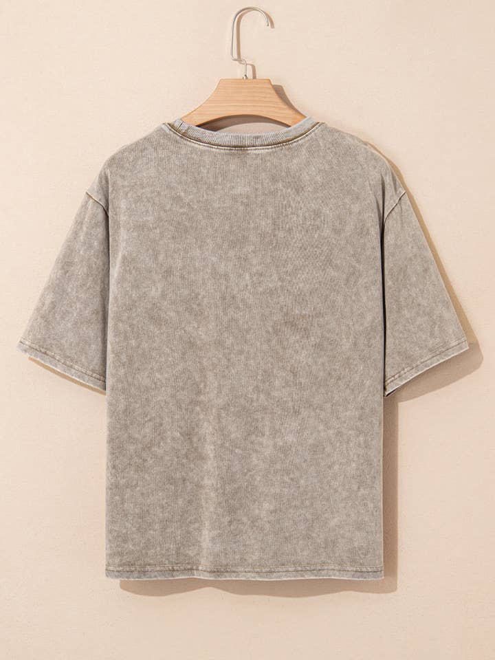 Pergamino Camiseta vintage gráfica de pergamino AMERICA FREE BIRD lavada con minerales de venta al por mayor en Faire3