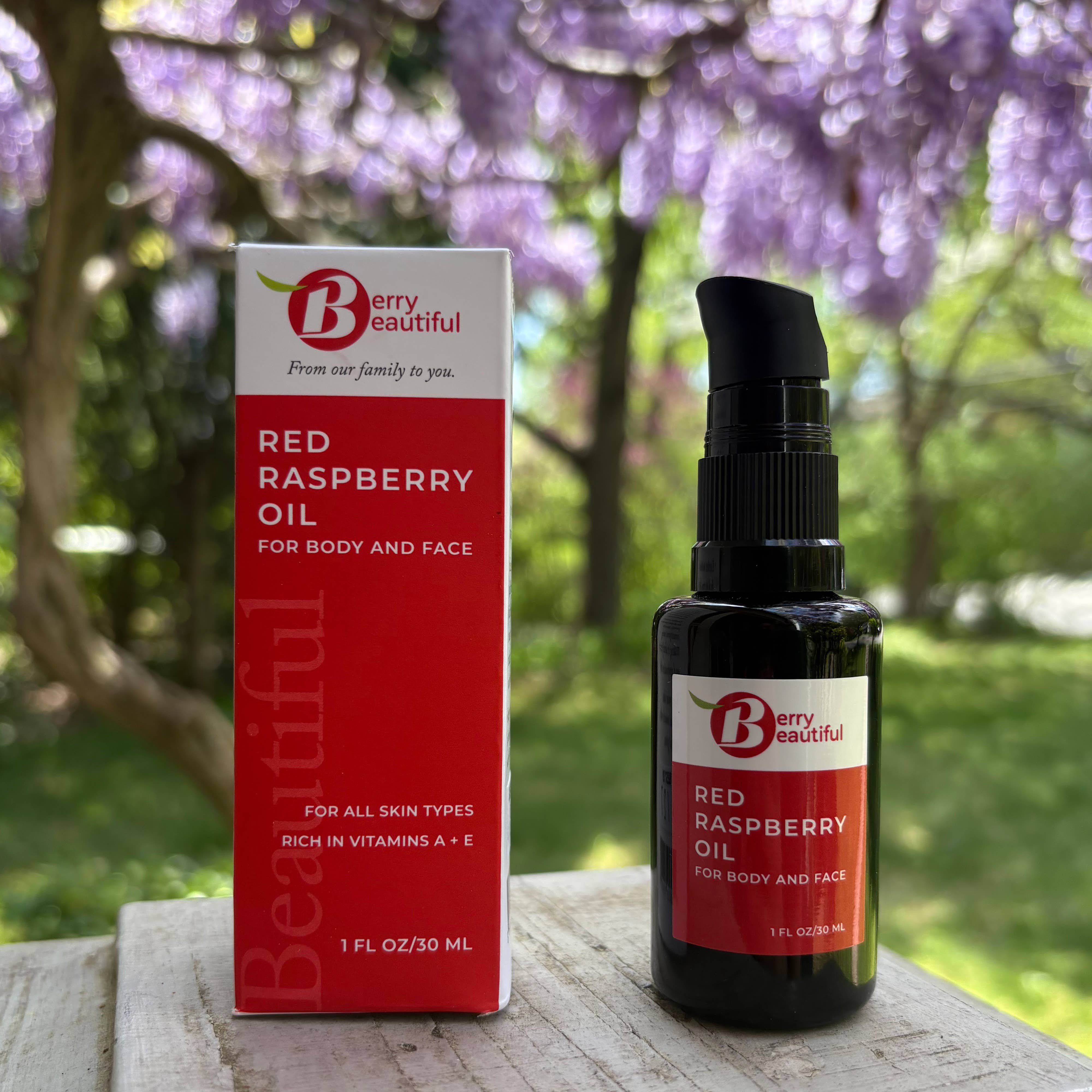 Berry Beautiful - Wholesale Bath/Body Oil - Red Raspberry Seed Oil - Cold-Pressed in Washington State0