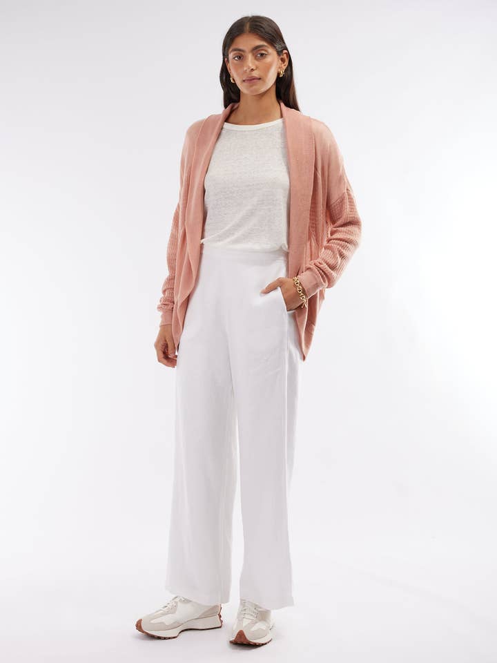 Perry Knit Cardigan - Blush for wholesale on Faire2